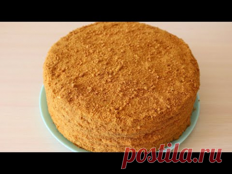 ******************Медовый торт. Рецепт домашнего медовика!