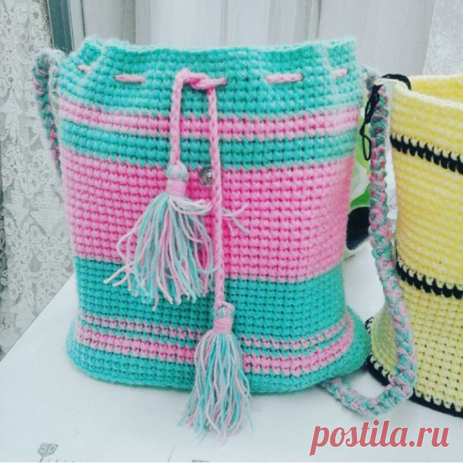 Рюкзачок крючком