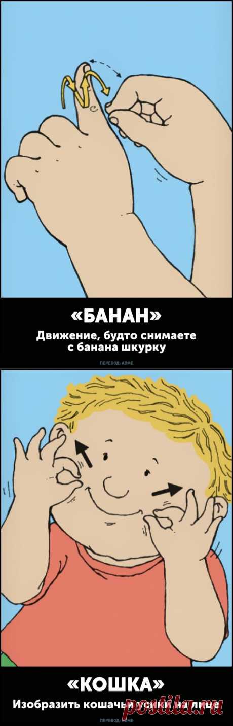 Язык жестов для малышей, которые еще не умеют говорить