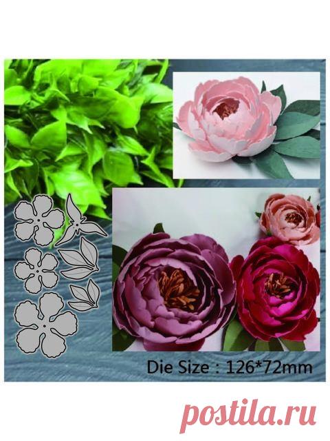 Металлические Вырубные штампы, цветок, листья, рамка, украшение для скрапбукинга, бумаги, рукоделия, нож, форма, лезвие, дырокол, трафареты - купить по выгодной цене | AliExpress