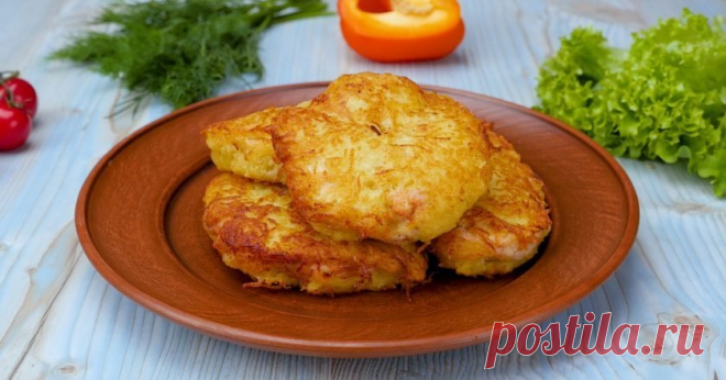 Куриные отбивные в картофельном кляре: