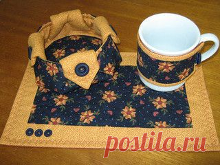 mug rug + cestinha de biscoitos | Flickr - Photo Sharing!