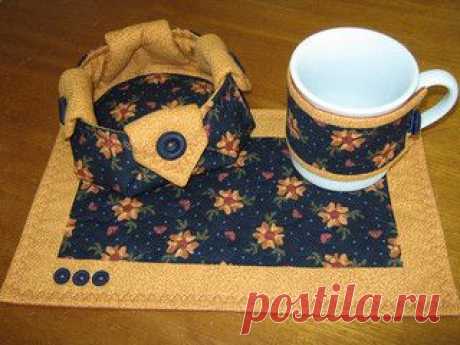 mug rug + cestinha de biscoitos | Flickr - Photo Sharing!