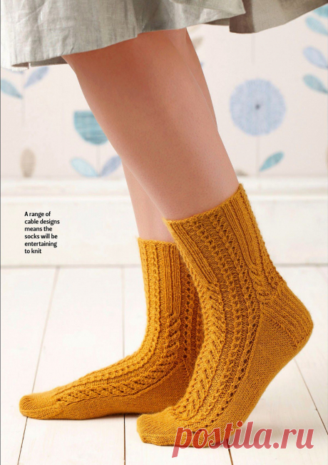 Вязаные носки Shelby, The Knitter 70