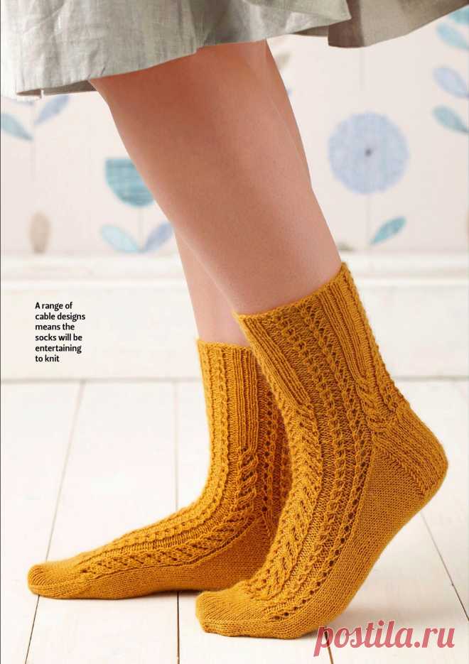 Вязаные носки Shelby, The Knitter 70