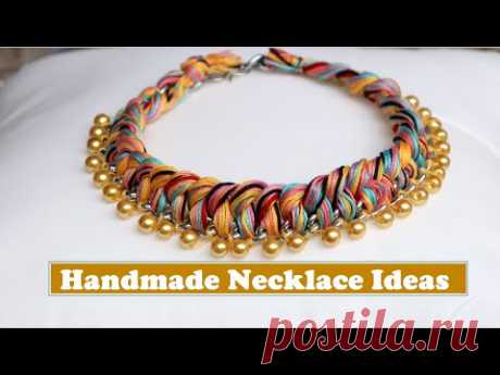 How To Make Necklaces At Home | Handmade Necklace Ideas | DIY Jewellery Making | Creation&you