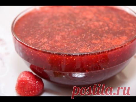 Варенье из клубники с желатином / Простые рецепты