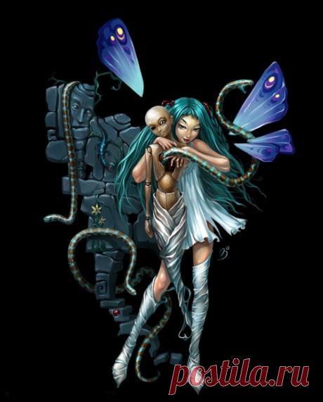 Добрые и не очень феи художницы Анны Игнатьевой(Большая сборка №2) (47 работ) » Картины, художники, фотографы на Nevsepic