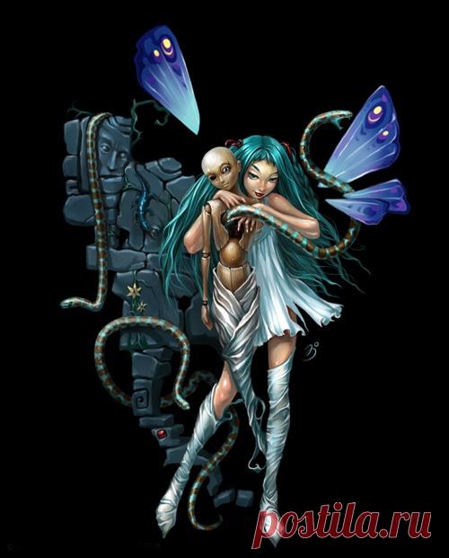 Добрые и не очень феи художницы Анны Игнатьевой(Большая сборка №2) (47 работ) » Картины, художники, фотографы на Nevsepic