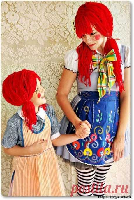 ПАРИК ИЗ НИТОК СВОИМИ РУКАМИ