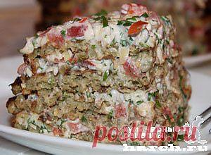 Торт из баклажанов.