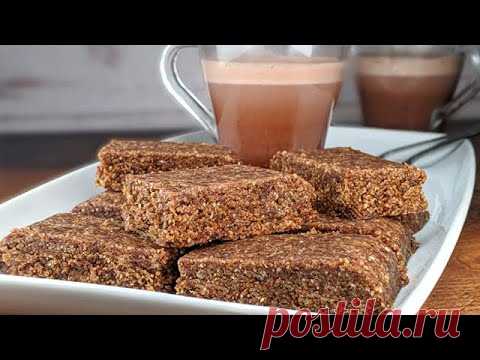 Вкусное печенье! Без добавления сахара, без духовки ♥ Наполните энергией: протеиновые батончики