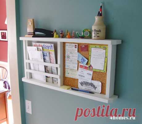 Практичная газетница своими руками