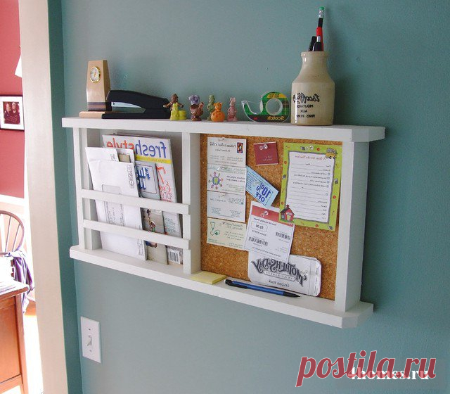 Практичная газетница своими руками