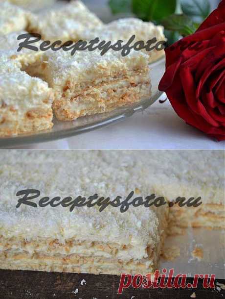 Торт Рафаэлло без выпечки – рецепт с фото - Рецепты с фото