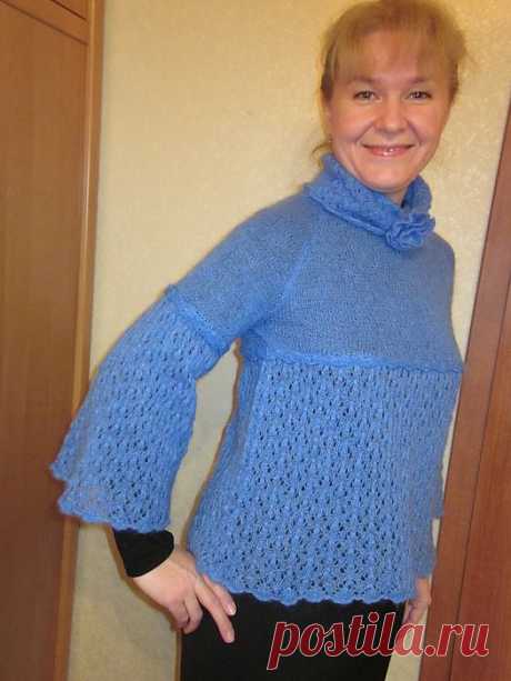 Ажурная кофточка.