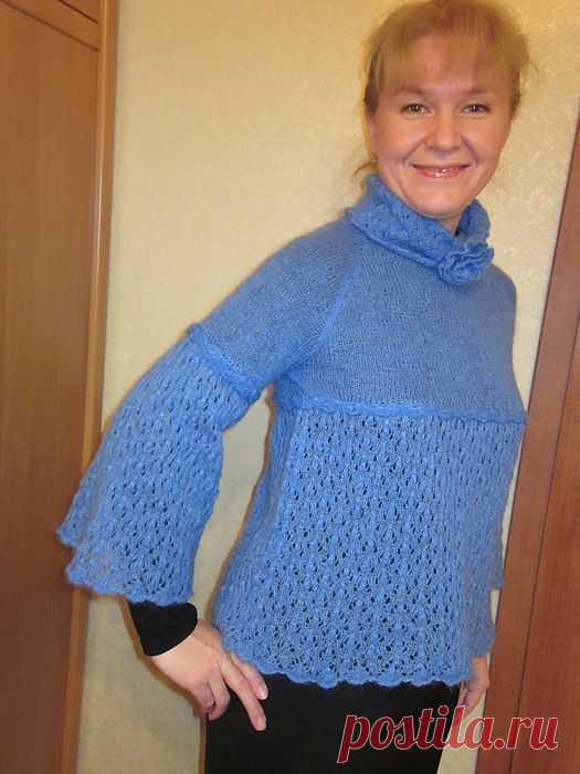 Ажурная кофточка.