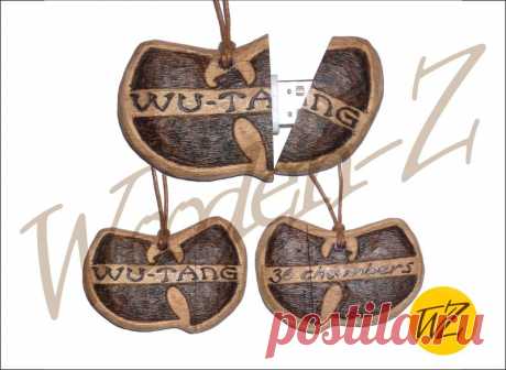 WU-TANG FLASH. Материал: бук. Декорация: пирография