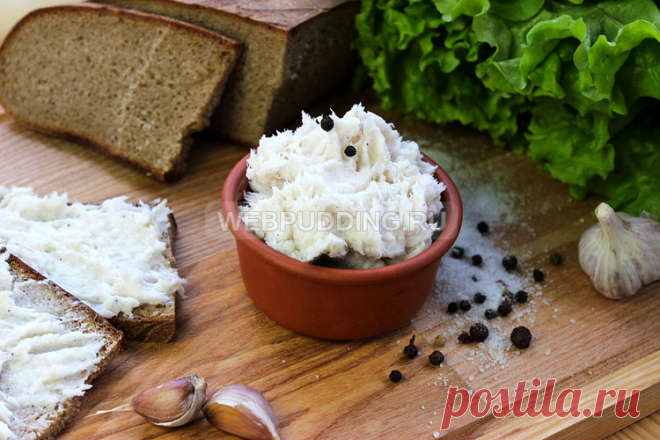Сало, перекрученное с чесноком, рецепт | Как приготовить на Webpudding.ru