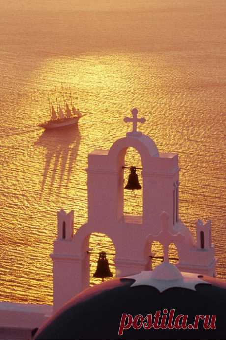 Santorini sunset, Greece by keribar | Good day:)