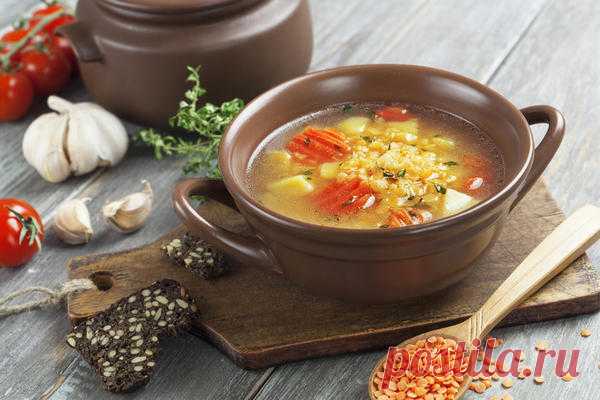 Чечевичный суп с овощами | Вкусные рецепты