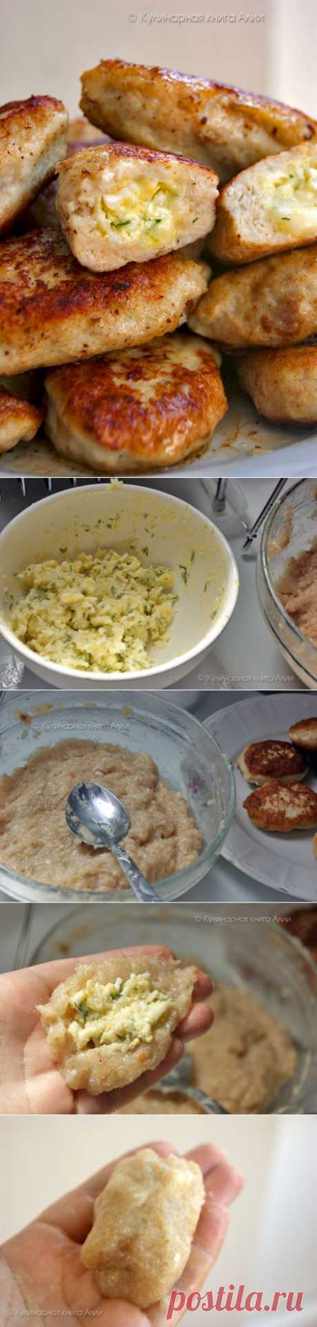 Котлеты с очень вкусной начинкой - Простые рецепты Овкусе.ру