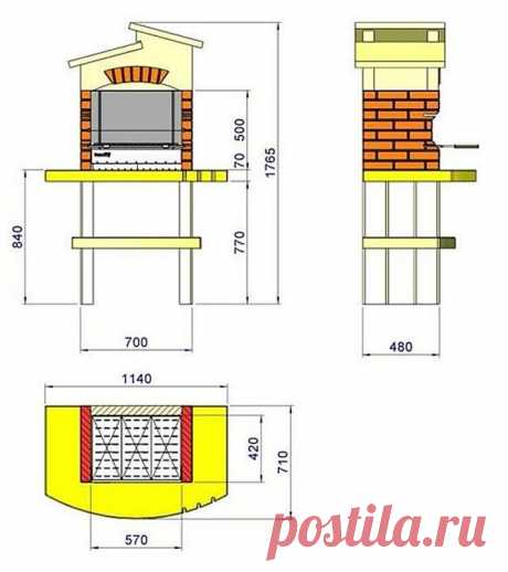 как сделать мангал своими руками из кирпича: 19 тыс изображений найдено в Яндекс.Картинках
