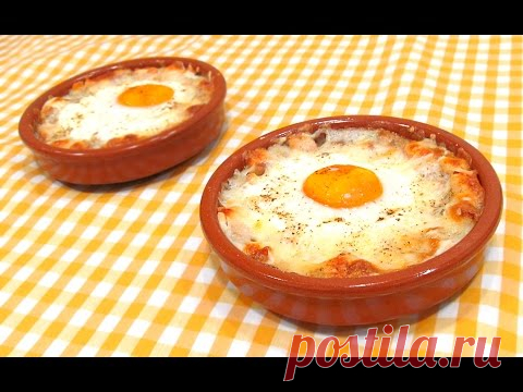 Знаменитый рецепт яиц по-наполеоновски! Очень нежное блюдо.