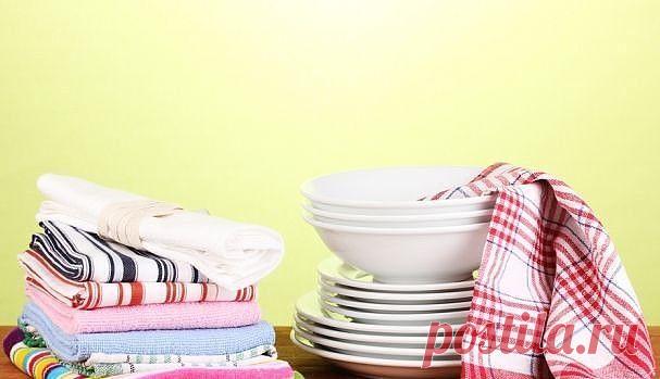 ЧИСТЫЕ КУХОННЫЕ ПОЛОТЕНЦА - ПРОСТО И БЕЗ ЗАТРАТ!