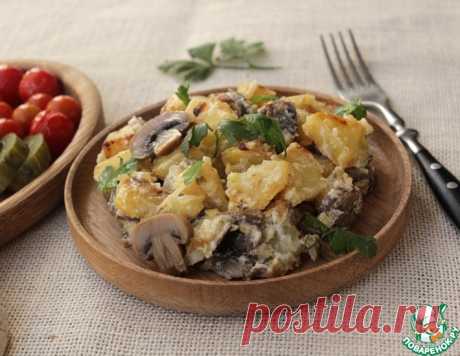Картофель с грибами в сметане – кулинарный рецепт