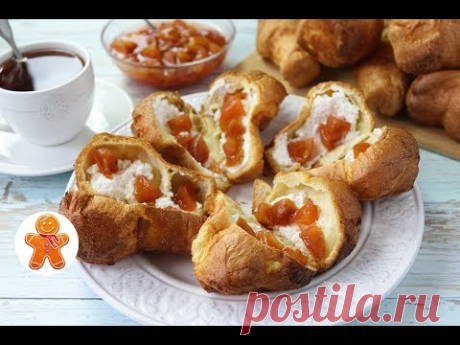 Булочки с Начинкой к Завтраку ✧ Поповеры ✧ Popovers