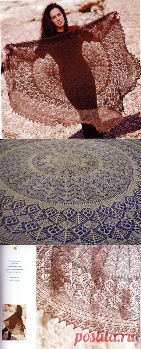 Шаль Шетландский чай / Shetland Tea Shawl | Knitting club // нитин клаб