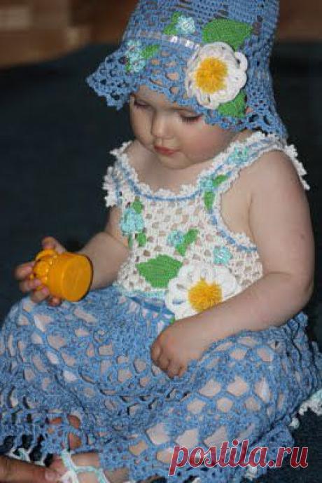 мамАськины рукоделки: Мои мастер-классы: топ-сарафан &quot;Незабудка&quot; (по мотивам топа Аллы Коваль)