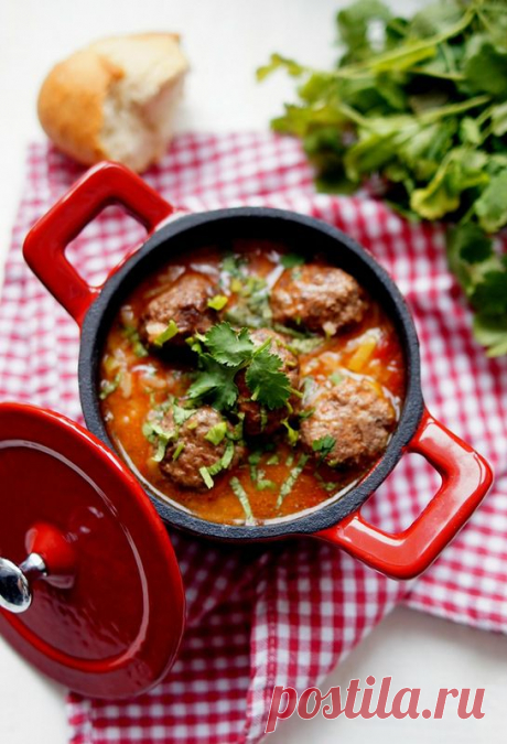 Мясные шарики с рисом.