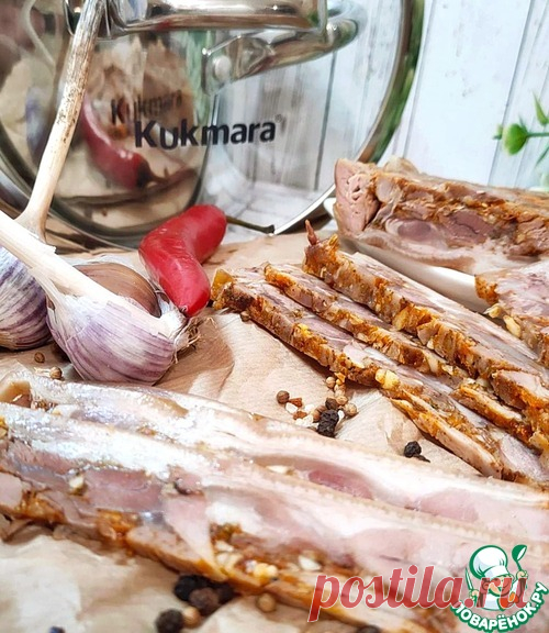 Прессованная свиная рулька – кулинарный рецепт