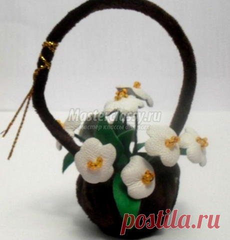 Сувениры своими руками. Букет ромашек из кожи. Мастер-класс с пошаговыми фото