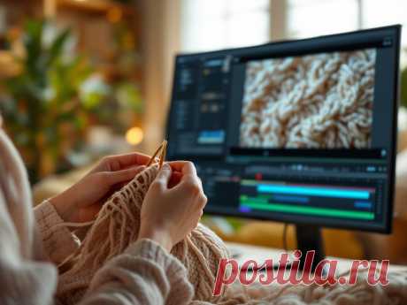 Почему зрители закрывают видео на 2-й минуте?
Съёмка рукоделия — это много повторяющихся действий и пауз. Но даже идеальная съёмка не спасёт, если монтаж превратит мастер-класс в скучную лекцию. Если не «прокачать» монтаж, зрители уйдут, не досмотрев.
Поэтому в ближайших публикациях продолжу тему рукоделия и поделюсь 6 короткими лайфхаками при монтаже мастер-классов, которые помогут превратить 2 часа съёмки в 10 минут захватывающего видео и решить проблему ухода зрителей на второй минуте.