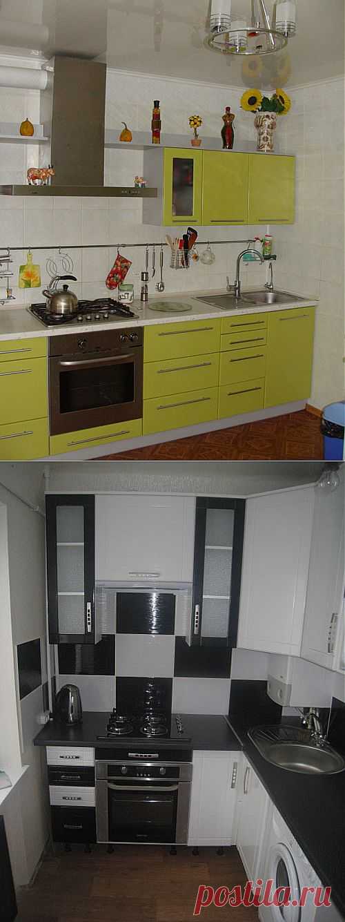 Самодельные кухни для маленьких квартир и хрущевок