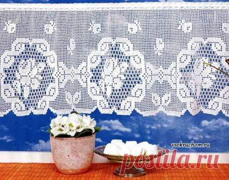 Штора крючком | Все крючком.ру