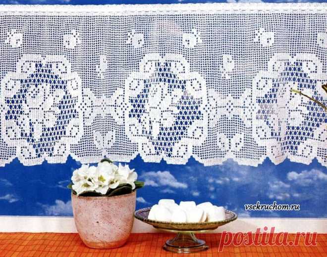 Штора крючком | Все крючком.ру