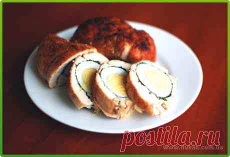 Куриный рулет по Дюкану | Диета Пьера Дюкана: рецепты, этапы диеты, атака, расчет веса, отзывы