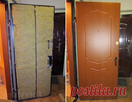 Как утеплить металлическую входную дверь RMNT.RU