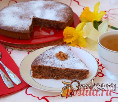 Постный медово-шоколадный манник фото рецепт приготовления