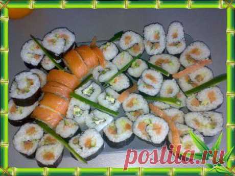 Роллы несколько рецептов : Рыбные блюда