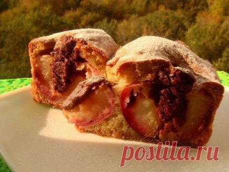 Пирог " Яблочки с шоколадом" - Простые рецепты Овкусе.ру
