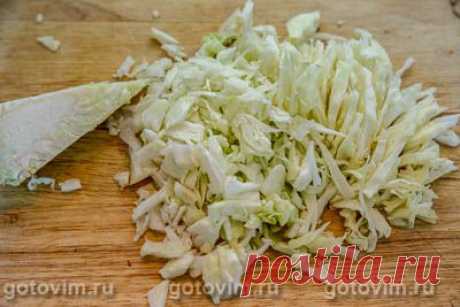 Ленивые пирожки с капустой и яйцом. Рецепт с фото / Готовим.РУ