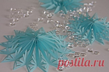 3D снежинка своими руками