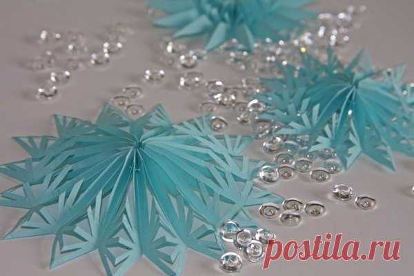 3D снежинка своими руками