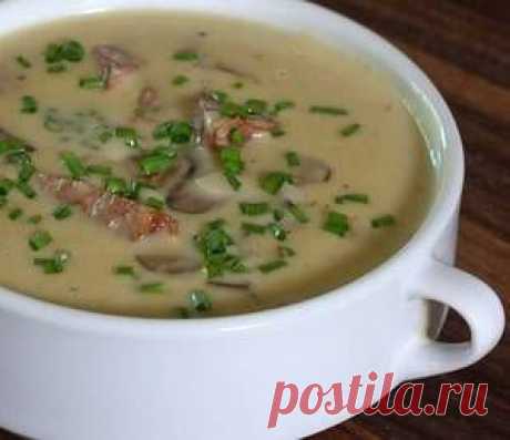 Как приготовить Грибной суп с сыром: рецепт с фото - грибные супы