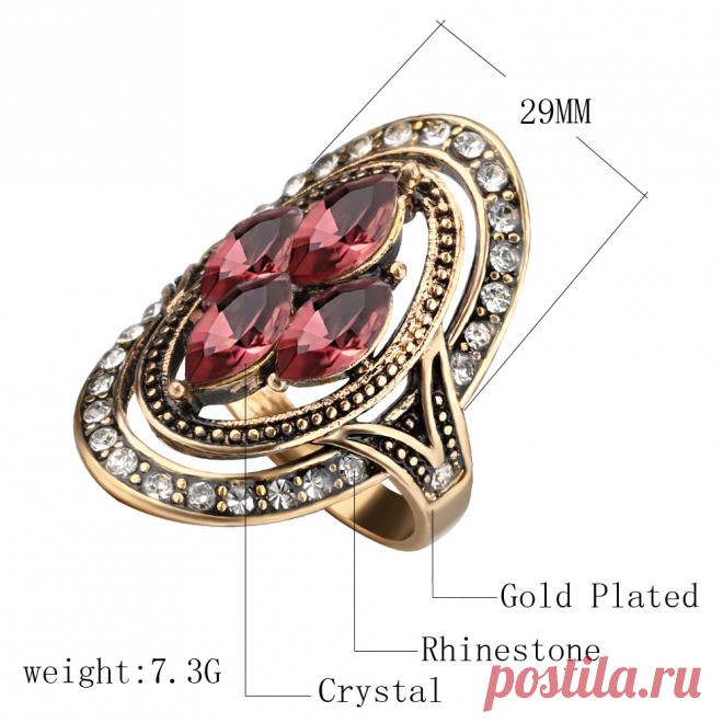 Кинели Мода Фиолетовый Кристалл Кольца Bijoux Femme Античное золото Мозаика Кристалл обручальное кольцо Винтаж Jewelry Новинка 2017 года купить в магазине kinel Retro Jewelry store на AliExpress